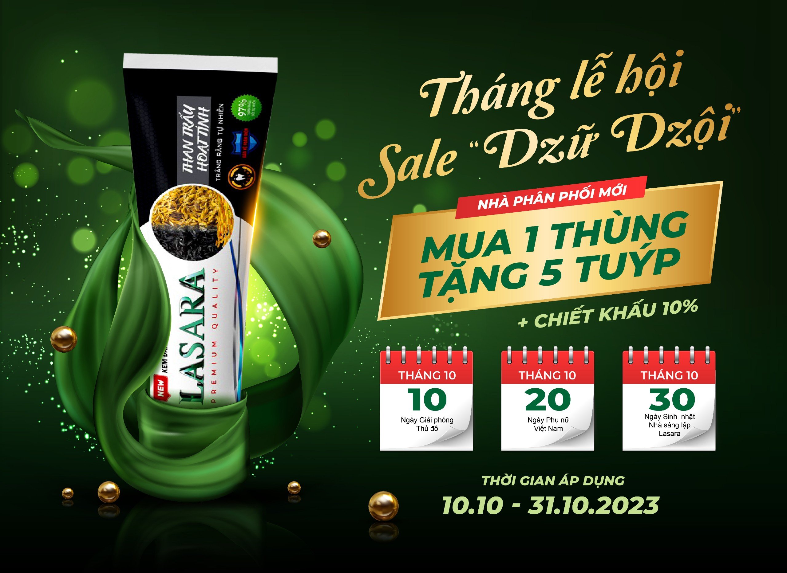 MÓN QUÀ SINH NHẬT ĐẶC BIỆT TỪ LASARA THÁNG LỄ HỘI - SALE Dzữ Dzội"